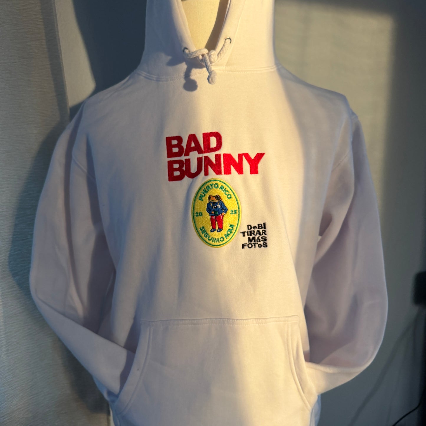 Bad Bunny Puetro Rico Embroidered Hoodie