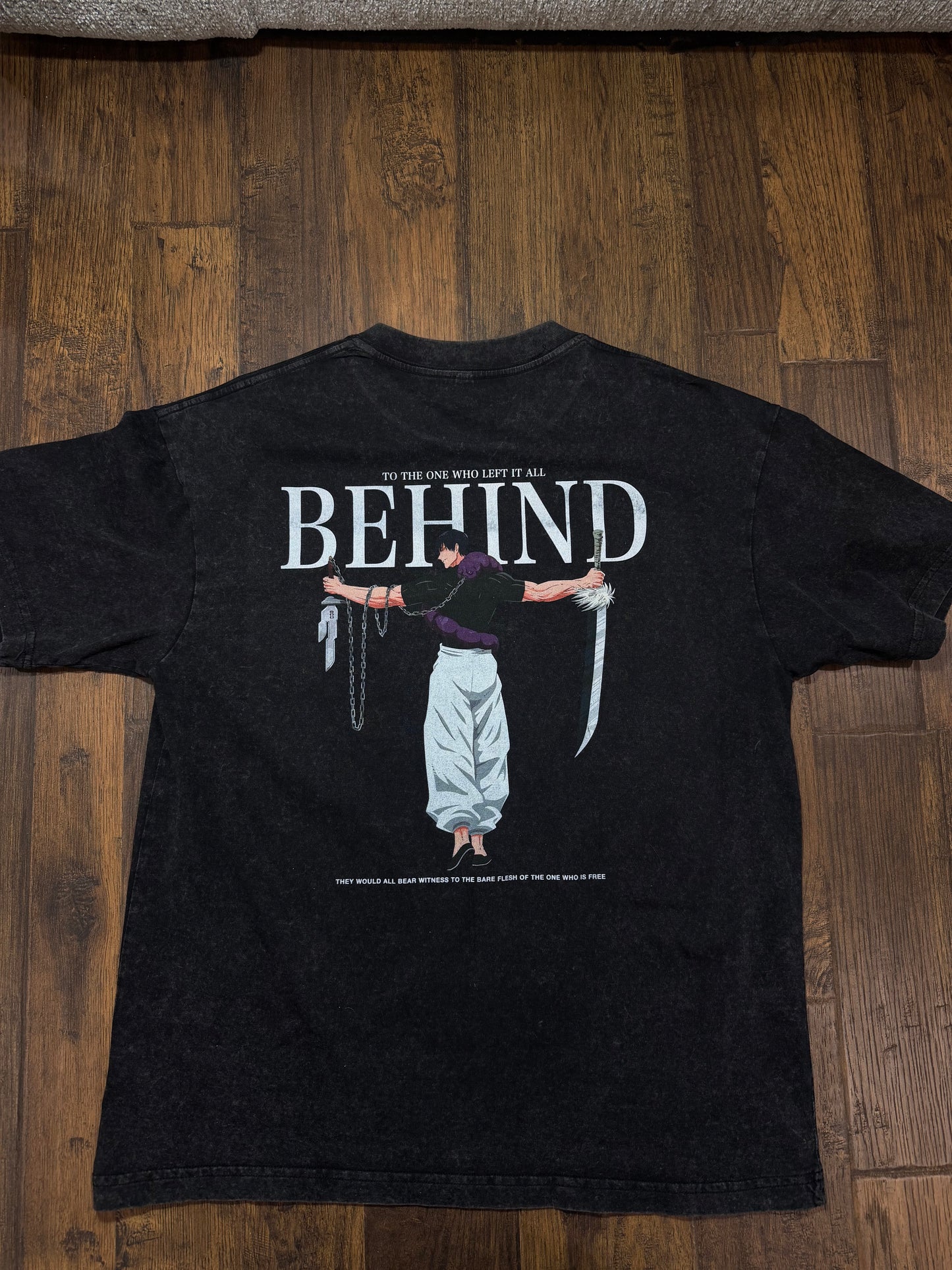 Toji Behind Black T-Shirt