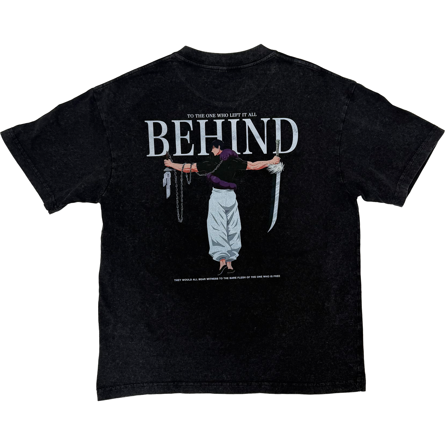 Toji Behind Black T-Shirt