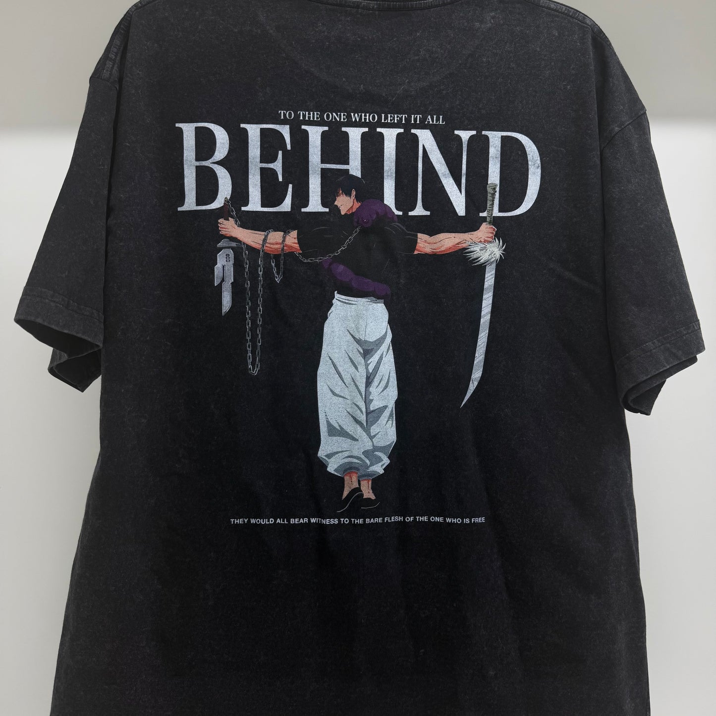 Toji Behind Black T-Shirt